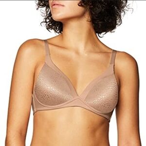 Warners Blissful Benefits Back-Smoothing Comfort Wireless Lift Bra 34C